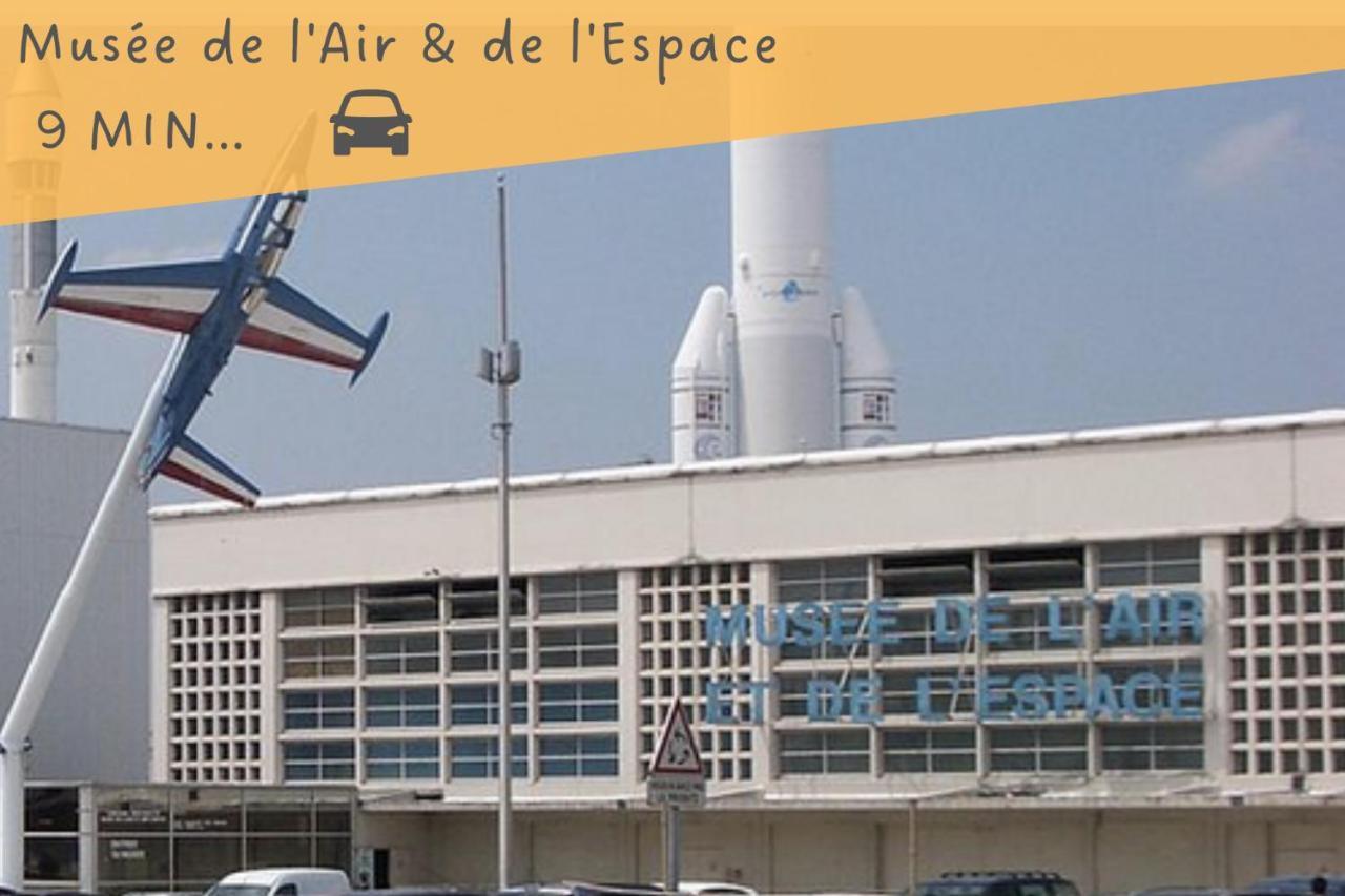 L'Eugene - 10Min Du Rer B Le Bourget, Parking, Wifi Leilighet Drancy Eksteriør bilde